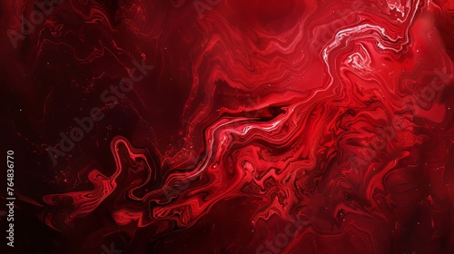 A red liquid gradient background with added noise, creating a vibrant and dynamic abstract scene