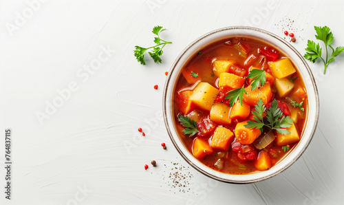 Tasty Comfort Food: Appetizing Vegetable Stew Straight from the Kitchen