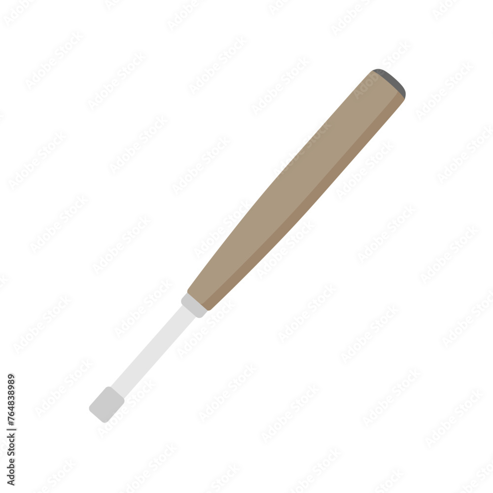 baseball bat flat design vector illustration isolated on white background. Decorative design element, baseball bat, tool to hit ball, American sport game. wood baseball stick. baseball bat flat design vector illustration isolated on white background. Decorative design element, baseball bat, tool to hit ball, American sport game. wood baseball stick.