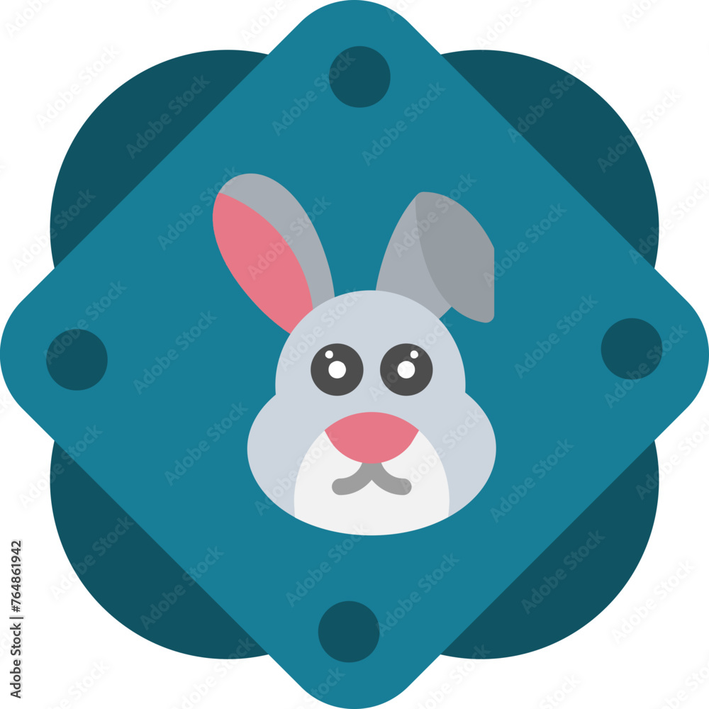 Obraz premium Rabbit Icon