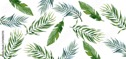 seamless pattern with bamboo leaves © Bhavesh