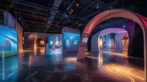 Designing an exhibition space for an international expo  an architect creates an adaptable and immersive environment that showcases the best of innovation and culture