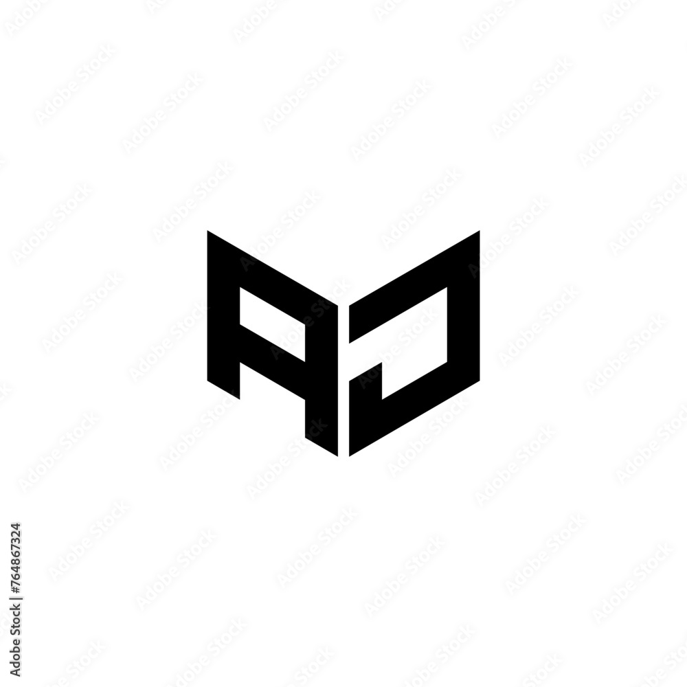 AJ letter logo design with white background in illustrator. Vector logo, calligraphy designs for logo, Poster, Invitation, etc. AJ letter logo design with white background in illustrator. Vector logo, calligraphy designs for logo, Poster, Invitation, etc.