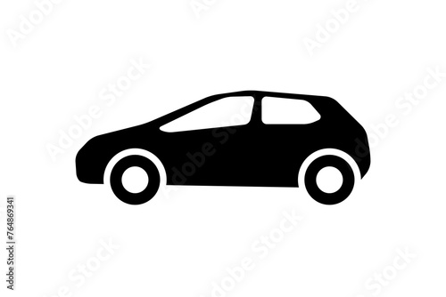 Car front line icon. Simple outline style sign symbol. Auto  view  sport  race  transport concept.