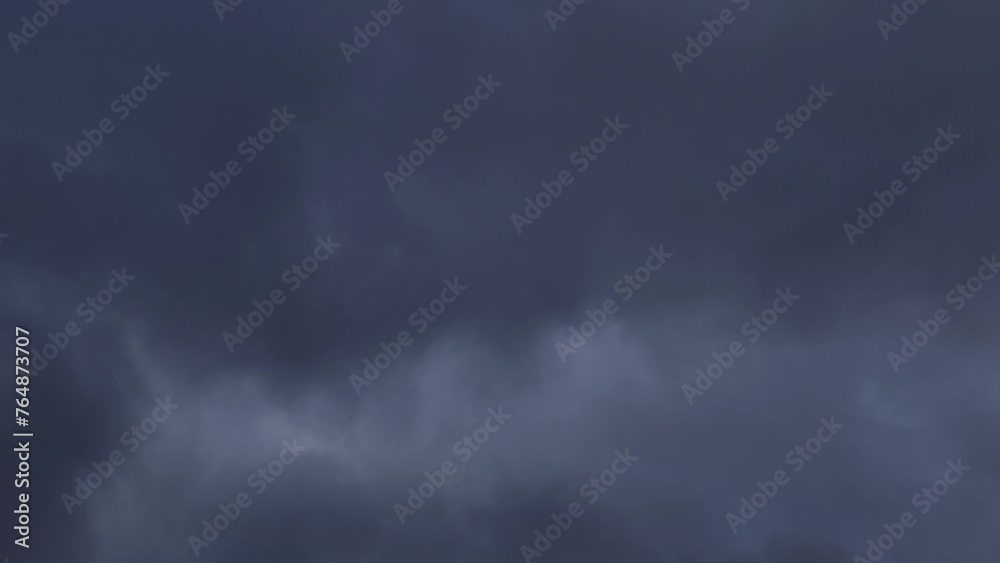 Strange sky has tints of purple and indigo