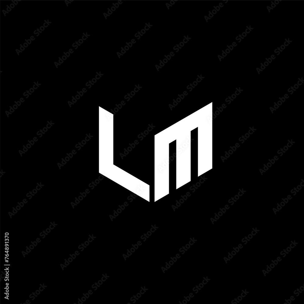 LM letter logo design with black background in illustrator, cube logo, vector logo, modern alphabet font overlap style. calligraphy designs for logo, Poster, Invitation, etc. LM letter logo design with black background in illustrator, cube logo, vector logo, modern alphabet font overlap style. calligraphy designs for logo, Poster, Invitation, etc.