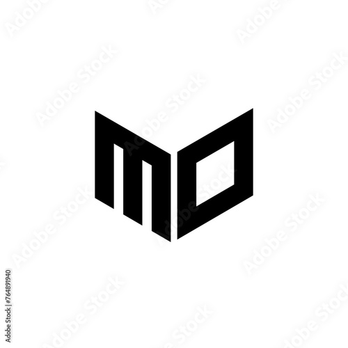 MD letter logo design with white background in illustrator. Vector logo, calligraphy designs for logo, Poster, Invitation, etc.