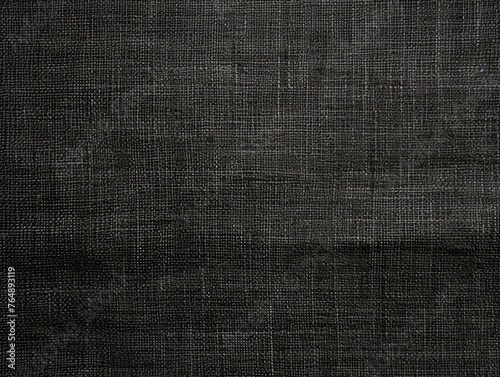 Black raw burlap cloth for photo background