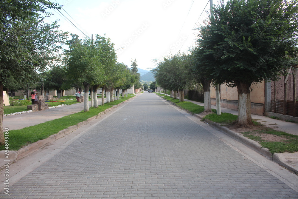 small town in the mountainous valleys of northwestern Argentina