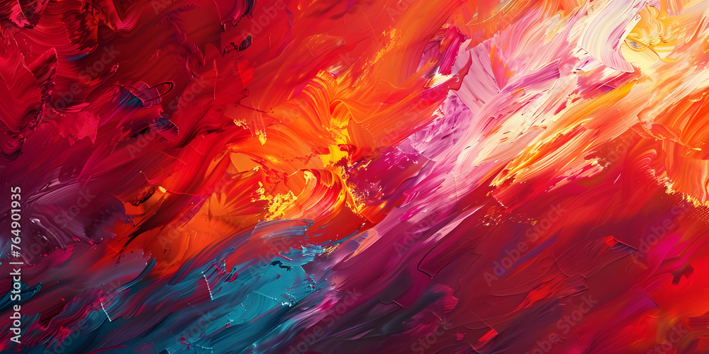Abstract Colorful Swirling Waves Creating Dynamic Movement Artistic Background