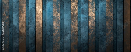Blue strips and dark brown stripes wallpaper design photo