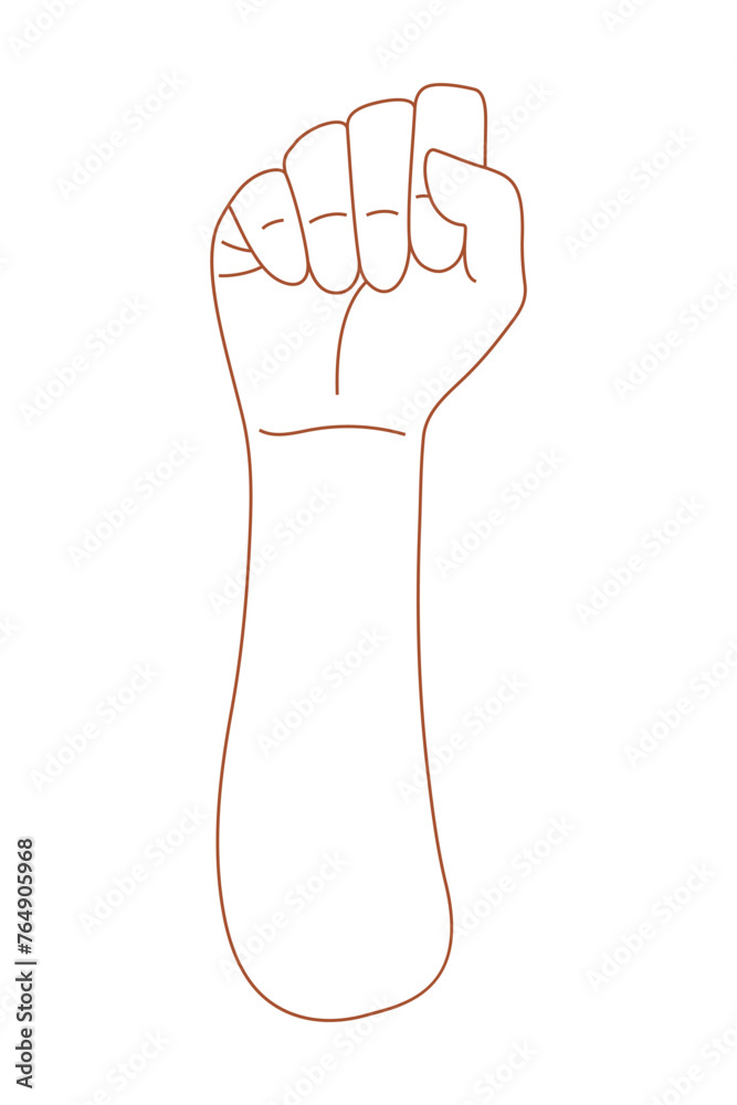 hands clenched power strength icon logo vector hands clenched power strength icon logo vector