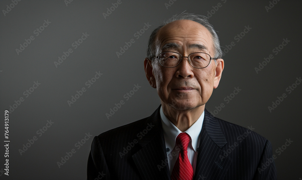 成熟したビジネスリーダー、ダークスーツのポートレート 成熟したビジネスリーダー、ダークスーツのポートレート