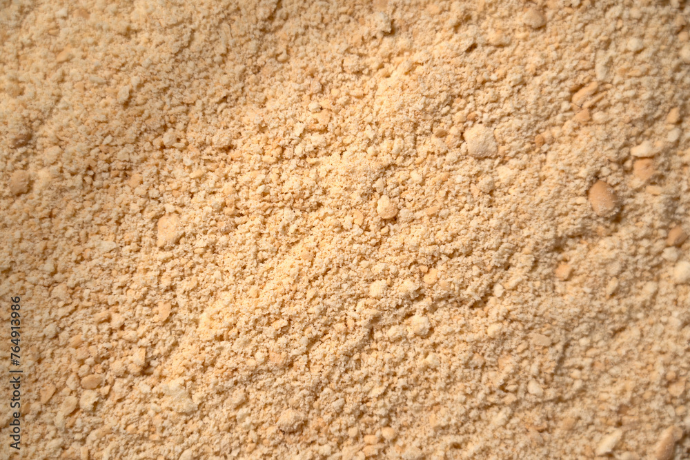 Texture of ground cookies. Cooking Salted Caramel Chocolate Cold Cake Series. Texture of ground cookies. Cooking Salted Caramel Chocolate Cold Cake Series.