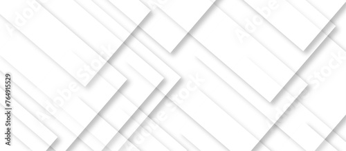 Abstract white square shape with futuristic concept background. Minimal geometric white light 3d background abstract design. Vector abstract graphic design Banner Pattern background web template.