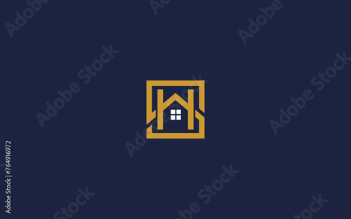 letter sh with house logo icon design vector design template inspiration