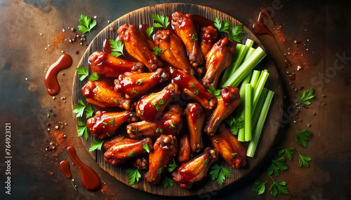 Spicy Delight: Gourmet Buffalo Wings Feast