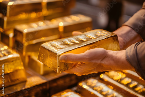 A financial advisor explaining the benefits of investing in gold to a client