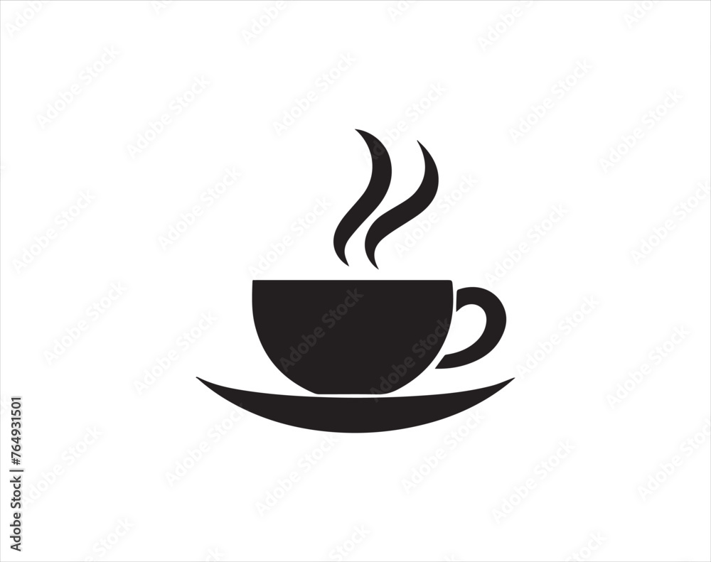 Coffee cup icon vector design template. vector illustration Coffee cup icon vector design template. vector illustration