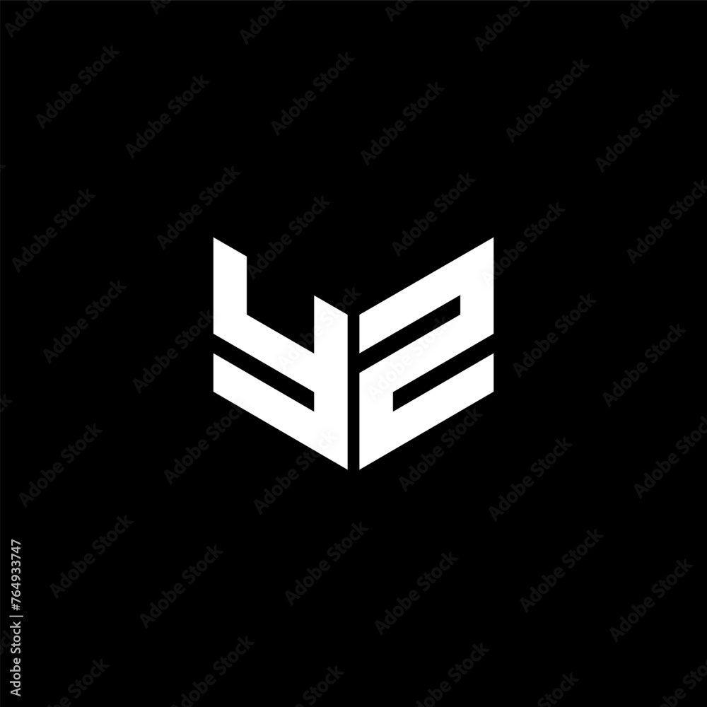 YZ letter logo design with black background in illustrator, cube logo, vector logo, modern alphabet font overlap style. calligraphy designs for logo, Poster, Invitation, etc. YZ letter logo design with black background in illustrator, cube logo, vector logo, modern alphabet font overlap style. calligraphy designs for logo, Poster, Invitation, etc.