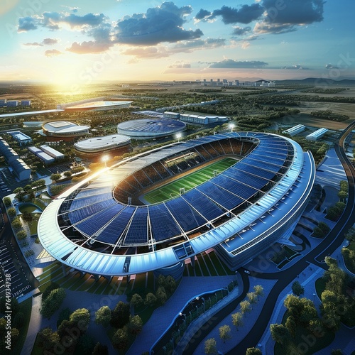 Innovative green sports complex