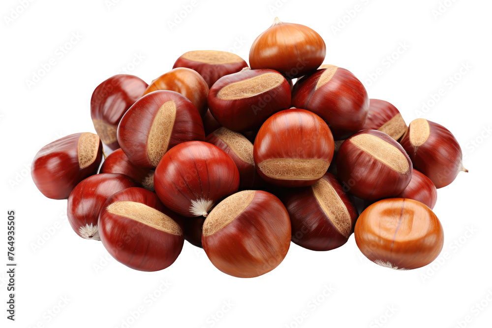 Towering Nutty Delight: A Pile of Various Nuts on a Clean White Surface. Towering Nutty Delight: A Pile of Various Nuts on a Clean White Surface.