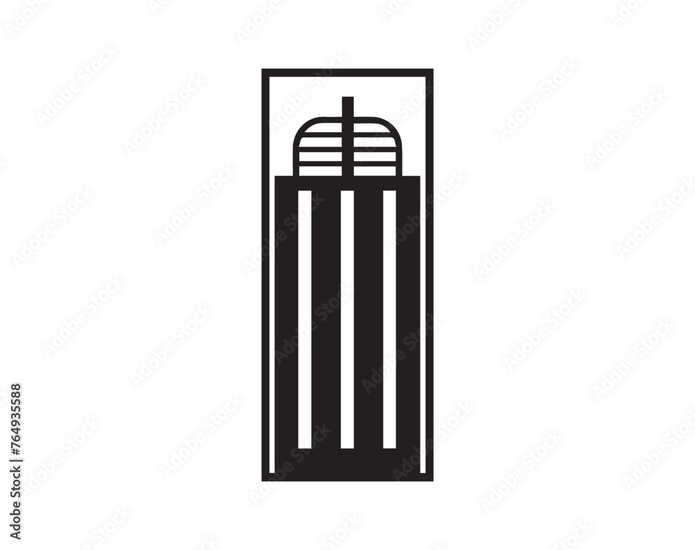 Vector illustration of doors and windows in the city. Vector illustration of doors and windows in the city.