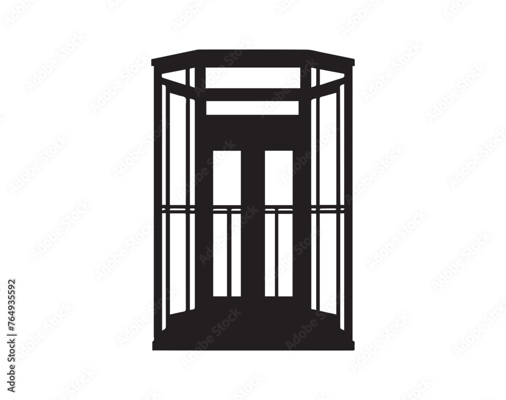 Vector illustration of doors and windows in the city. Vector illustration of doors and windows in the city.