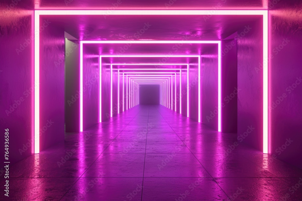 lighting neons purple pink color