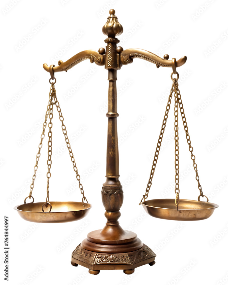 Balance scale isolated on transparent background Balance scale isolated on transparent background