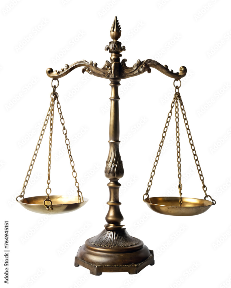 Balance scale isolated on transparent background Balance scale isolated on transparent background