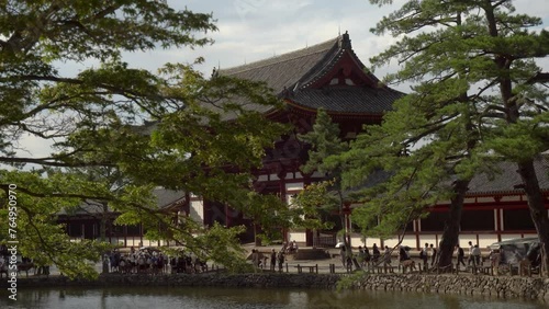 Todaiji Temple (also known as The Great Eastern Temple, one of Japan's most famous and historically significant temples and a landmark of Nara