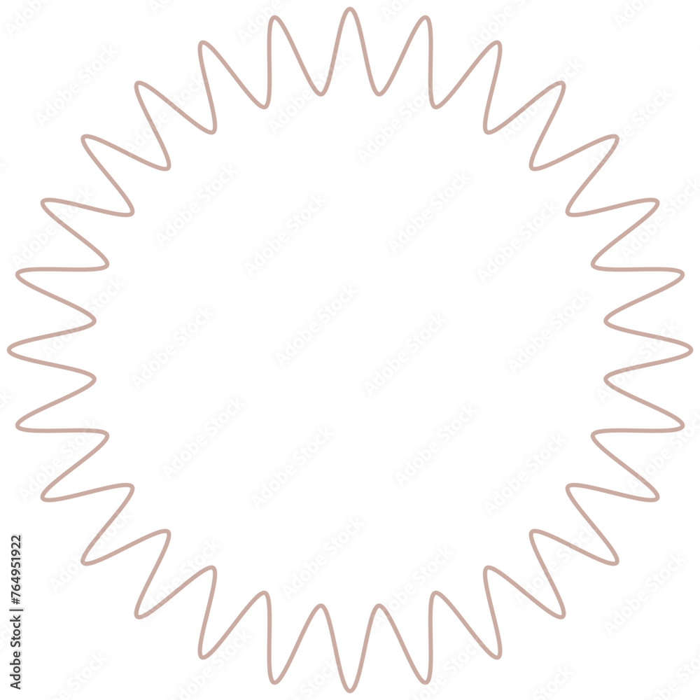 Decorative Frame with wavy lines Decorative Frame with wavy lines