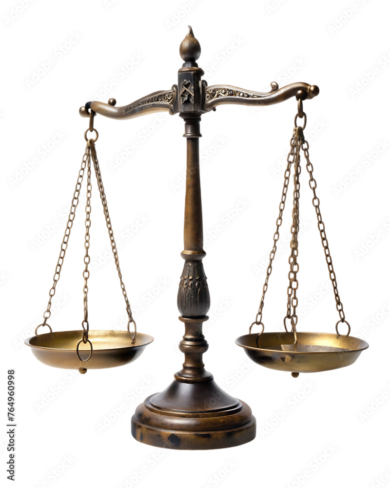 Balance scale isolated on transparent background Balance scale isolated on transparent background