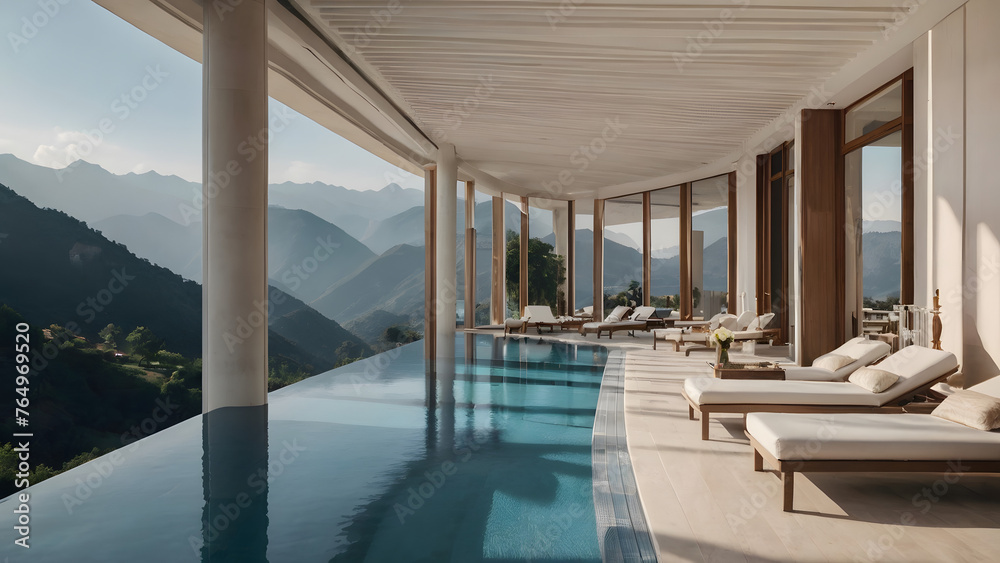 Serenity at Sunrise: A Luxurious Mountain Retreat