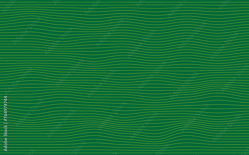 Obraz premium Green background with yellow wave background template design