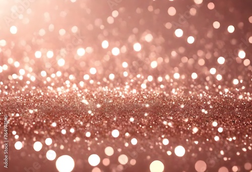 rose gold glitter bokeh texture background, shimmering with elegance and sophistication, evoking a sense of luxury and glamour