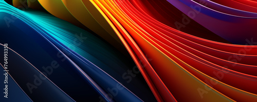 Abstract texture  3d geometric gradient shapes  website banner  advertising banner