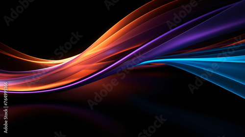 wavy gradient glowing motion presentation background
