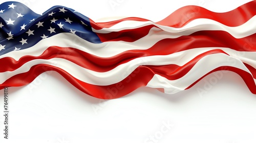 American Flag Abstract Background