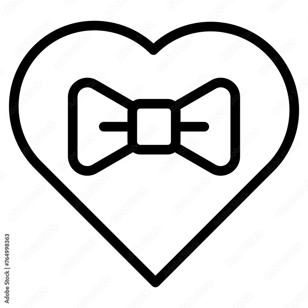 heart with bow icon