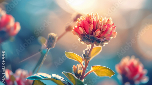 Beautiful gentle spring background. Beautiful simple AI generated image in 4K  unique.