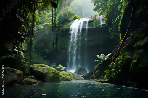 waterfall in the forest