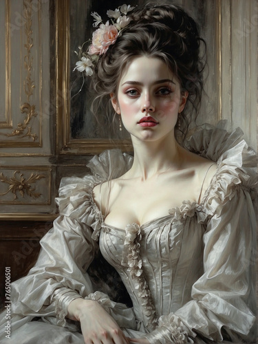 Ethereal Beauty Contemporary and GothicInspired Portrait Paintings of Women in Various Styles photo