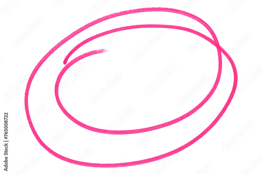 Pink round brush isolated on transparent background. Pink round brush isolated on transparent background.