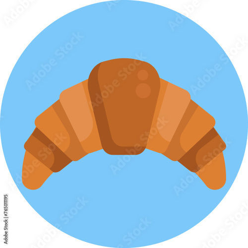 A symbol of continental breakfast culture, the croissant icon evokes the aroma of freshly brewed coffee and the promise of a delicious start to the day.