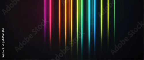 Red spectrum lights with black party club neon lights abstract wave mesh background, black background. wide banner, poster, header website, social media, editing video, background presentation. ai © Al Amin