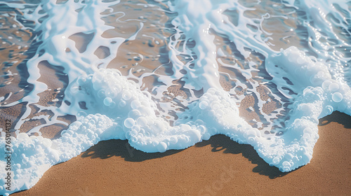 Water surface with ripples and sunlight reflections