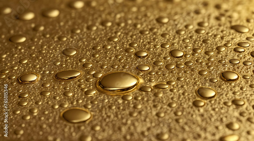 Abstract gold liquid background