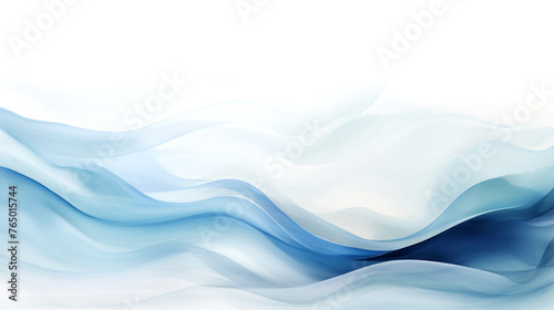Abstract Blue Wavy Texture with Light Pastel Gradient